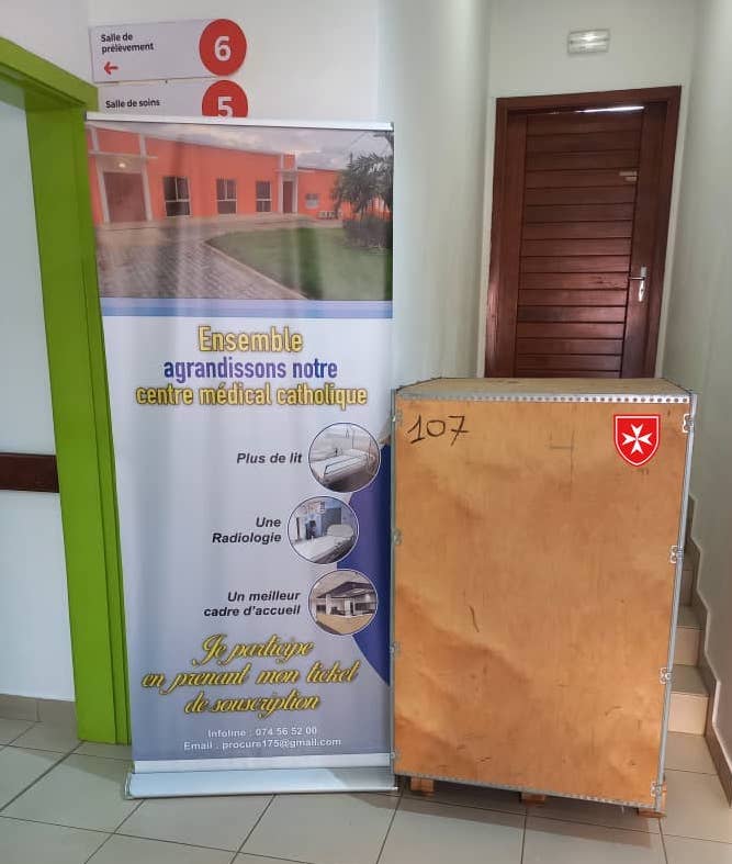 Donation of an ultrasound machine to the Nzeng Ayong Dispensary